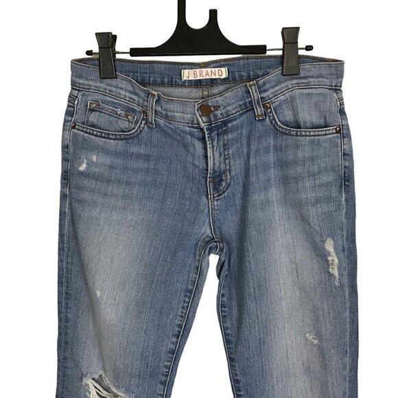 J Brand Light Wash Distressed Jeans Size 26 - Picture 3 of 7